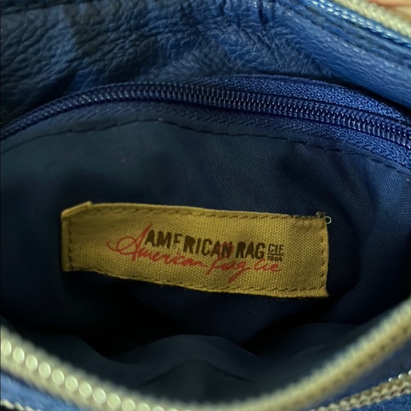 American Rag Blue Crossbody Bag with Gold Studs - Picture 2 of 3